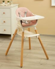 Стільчик для годування Caretero Bravo Pink